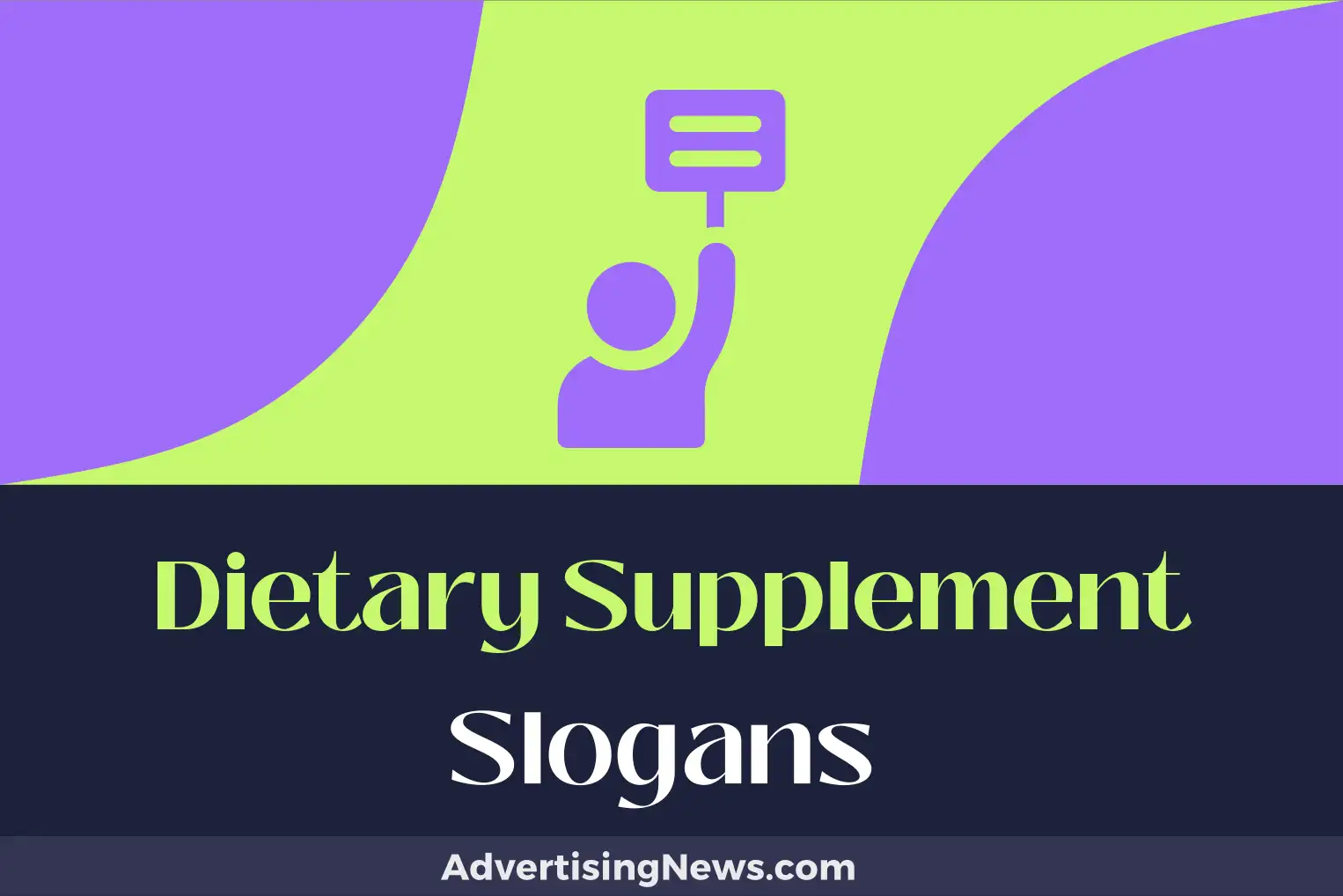 dietary supplement slogans