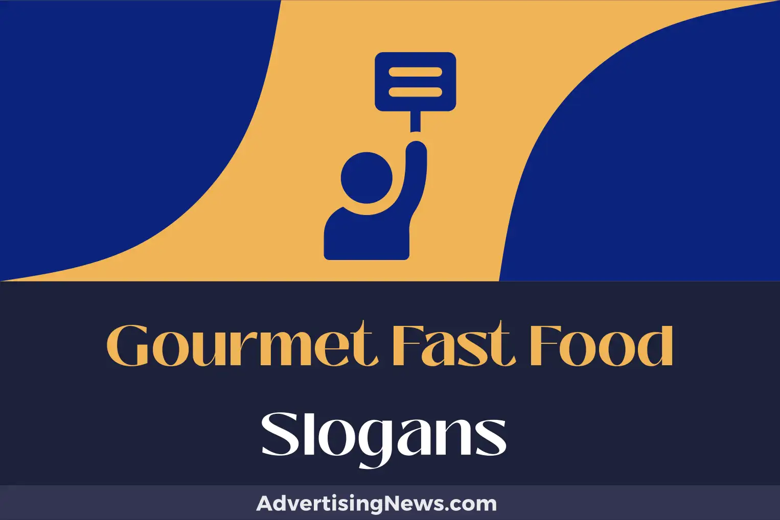 gourmet fast food slogans