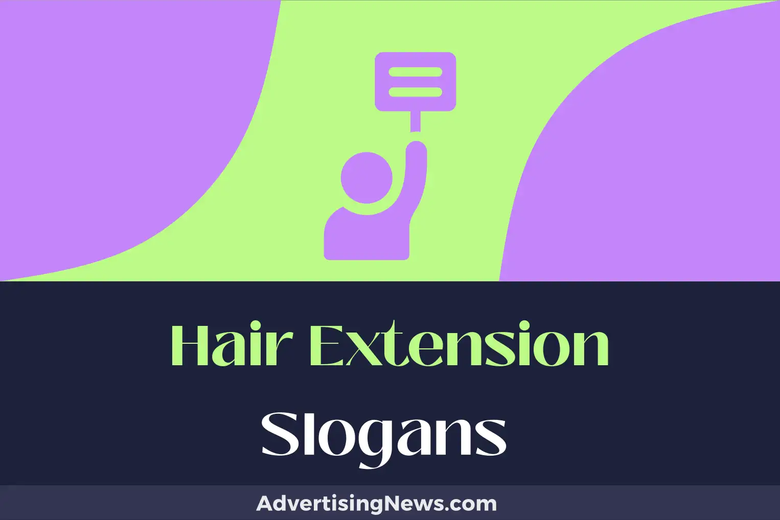 hair extension slogans