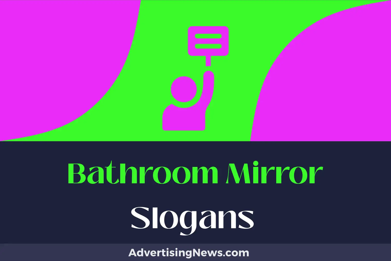 bathroom mirror slogans