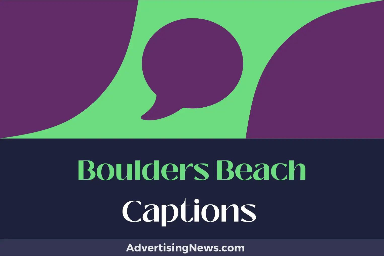 boulders beach captions
