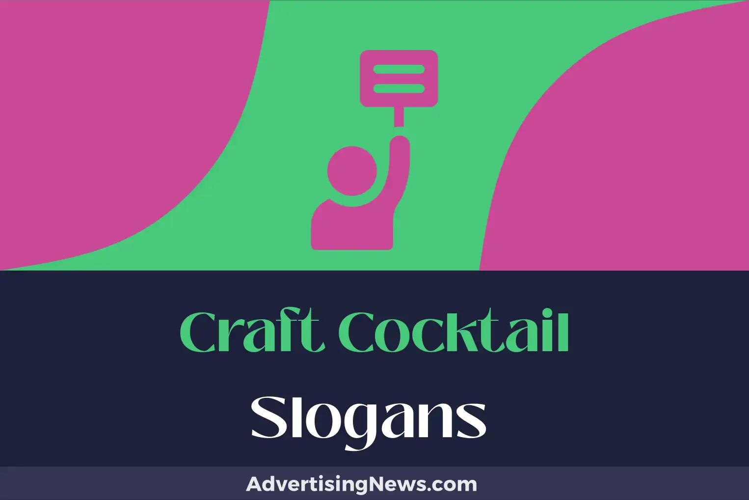 craft cocktail slogans