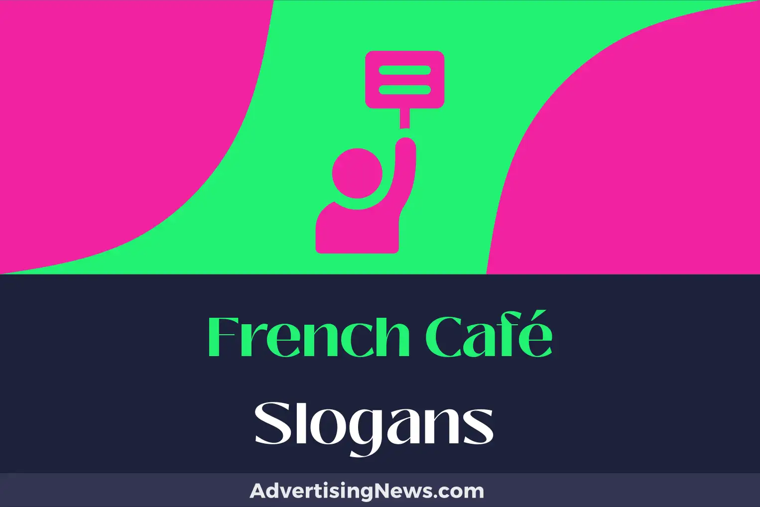 french cafe slogans