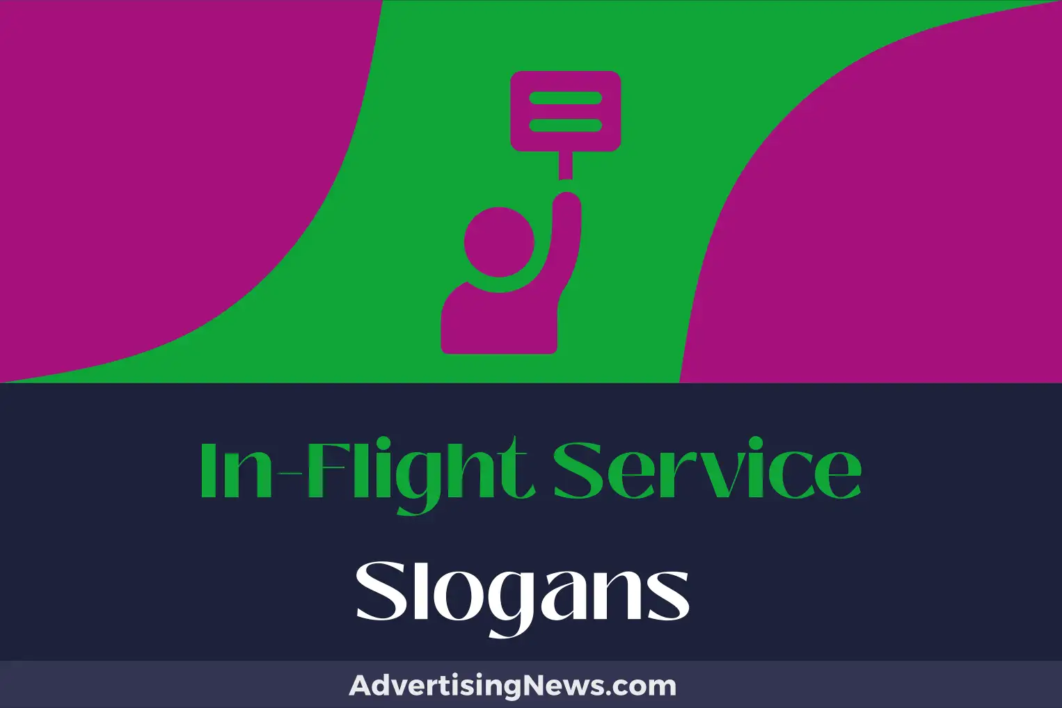 in flight service slogans