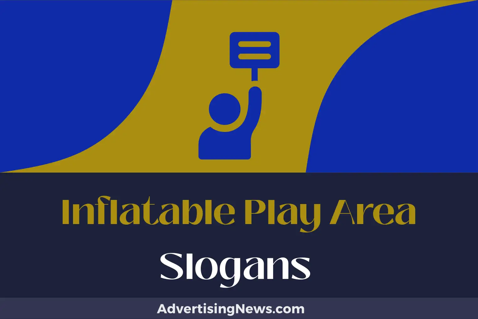 inflatable play area slogans