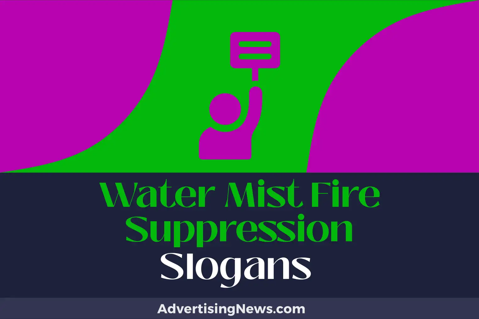 water mist fire suppression slogans