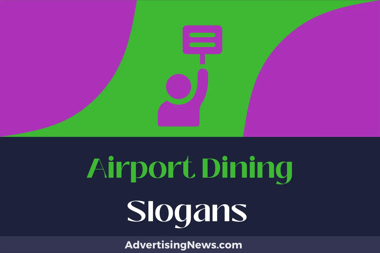 airport dining slogans
