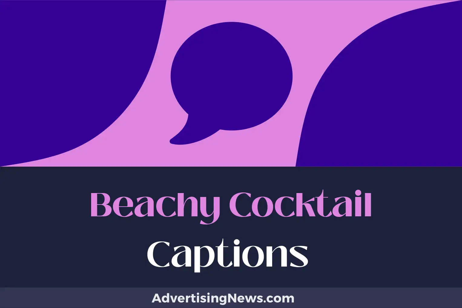 beachy cocktail captions