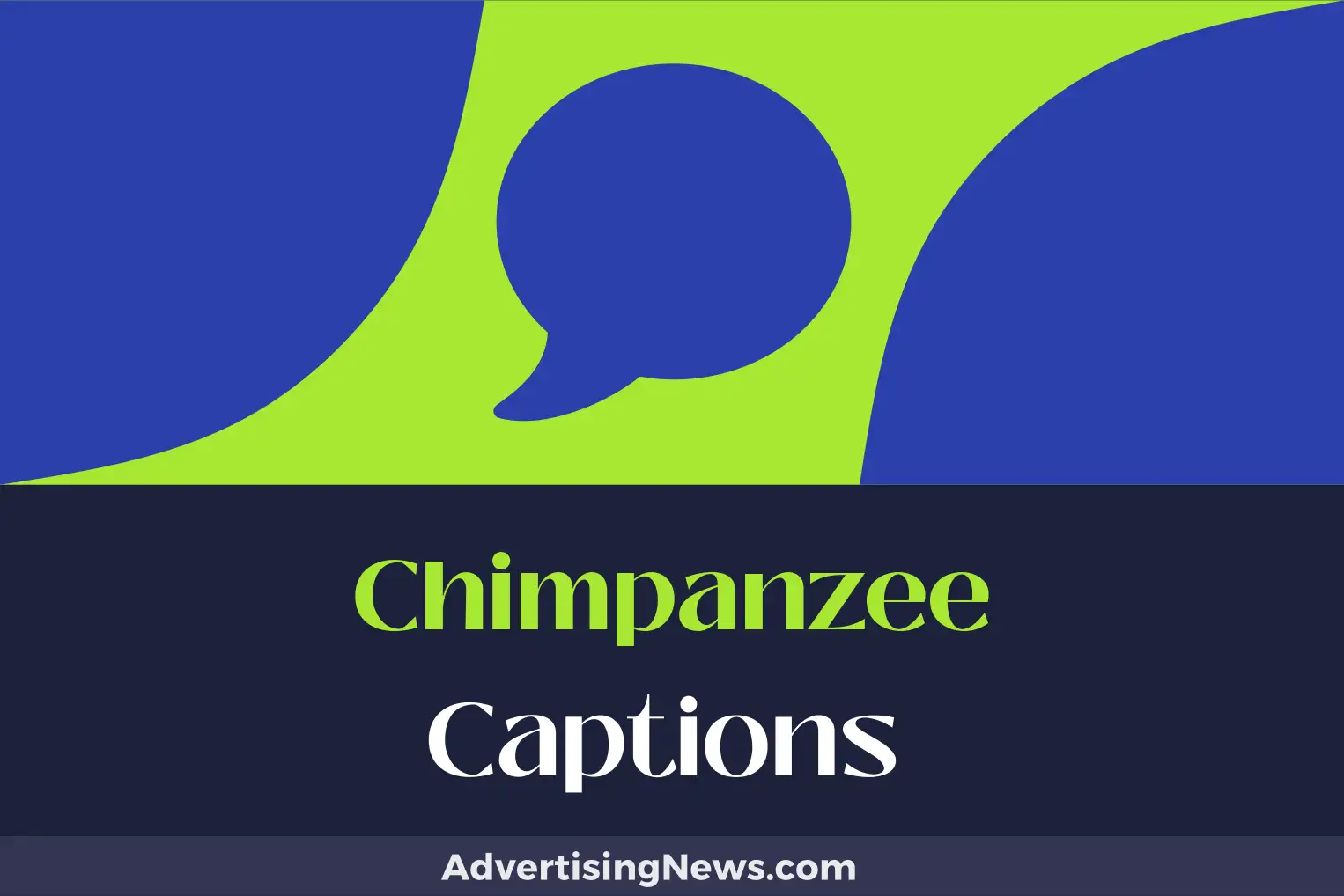 chimpanzee captions