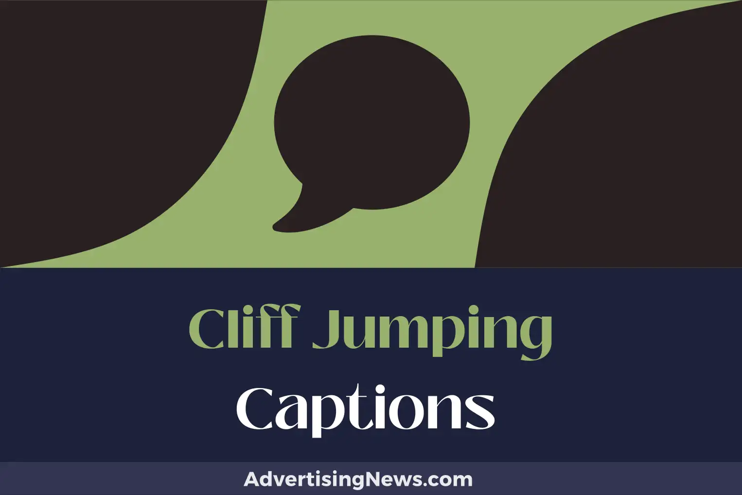 cliff jumping captions