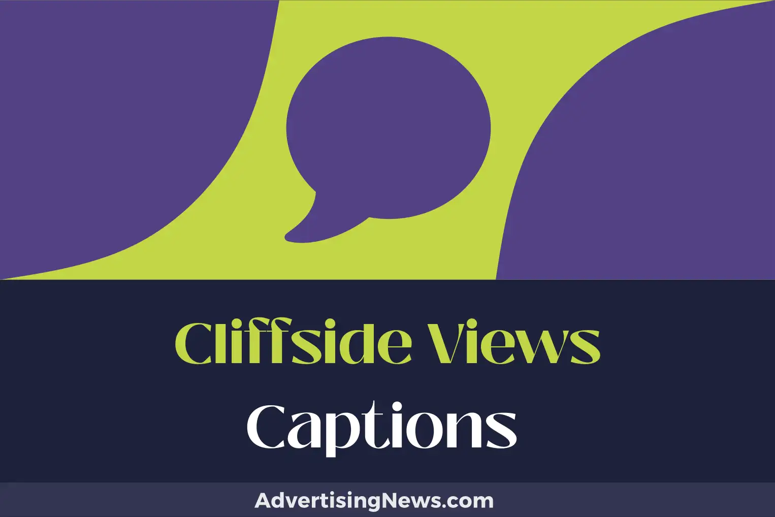 cliffside views captions