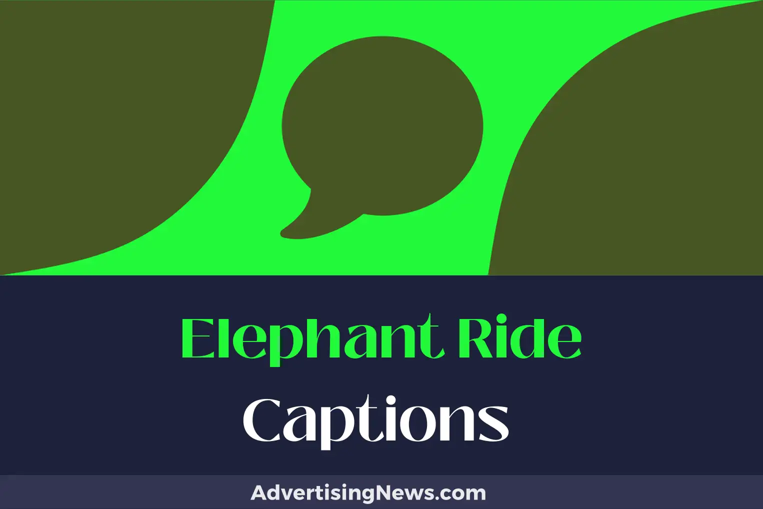 elephant ride captions