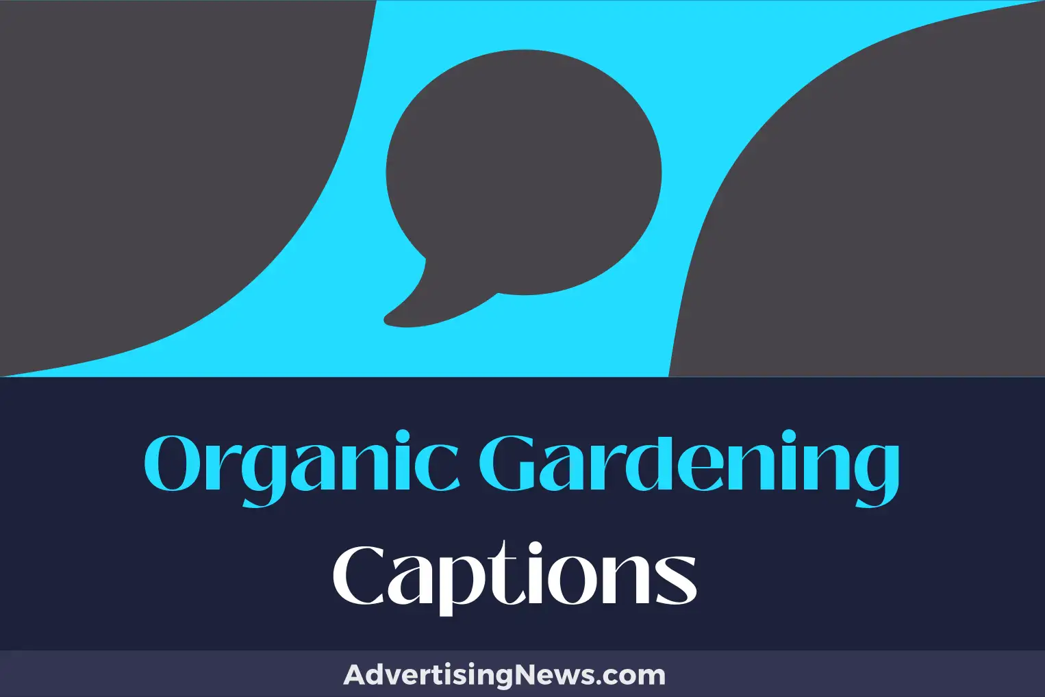 organic gardening captions