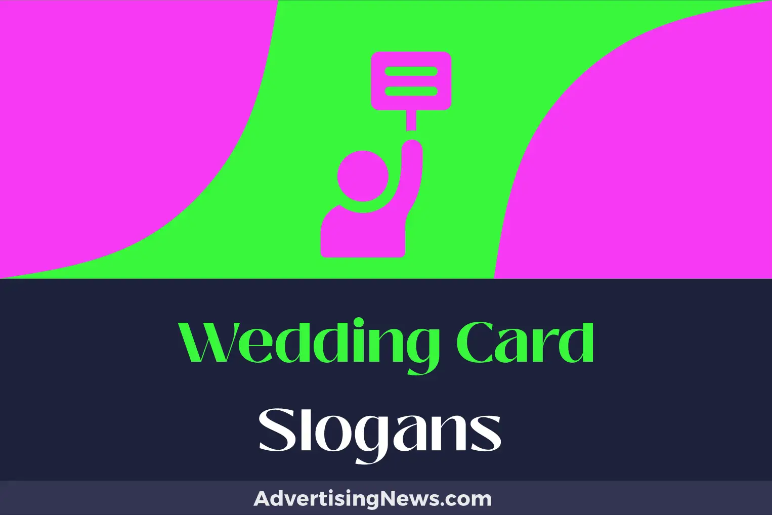 wedding card slogans