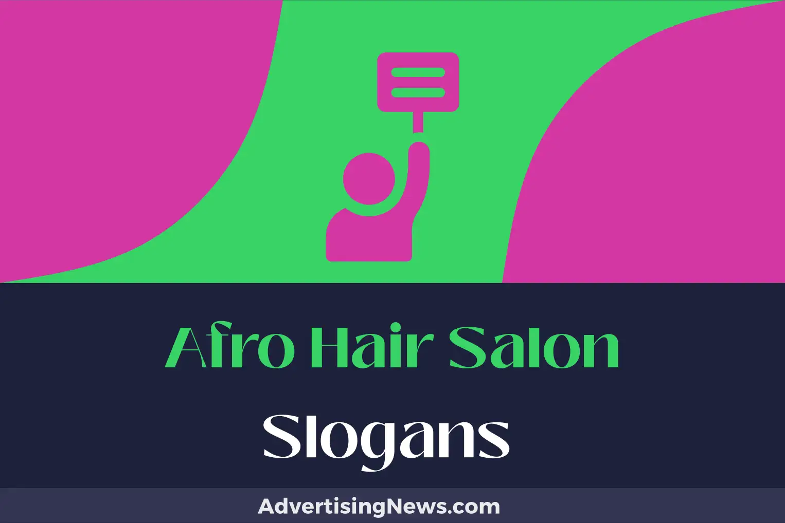 afro hair salon slogans