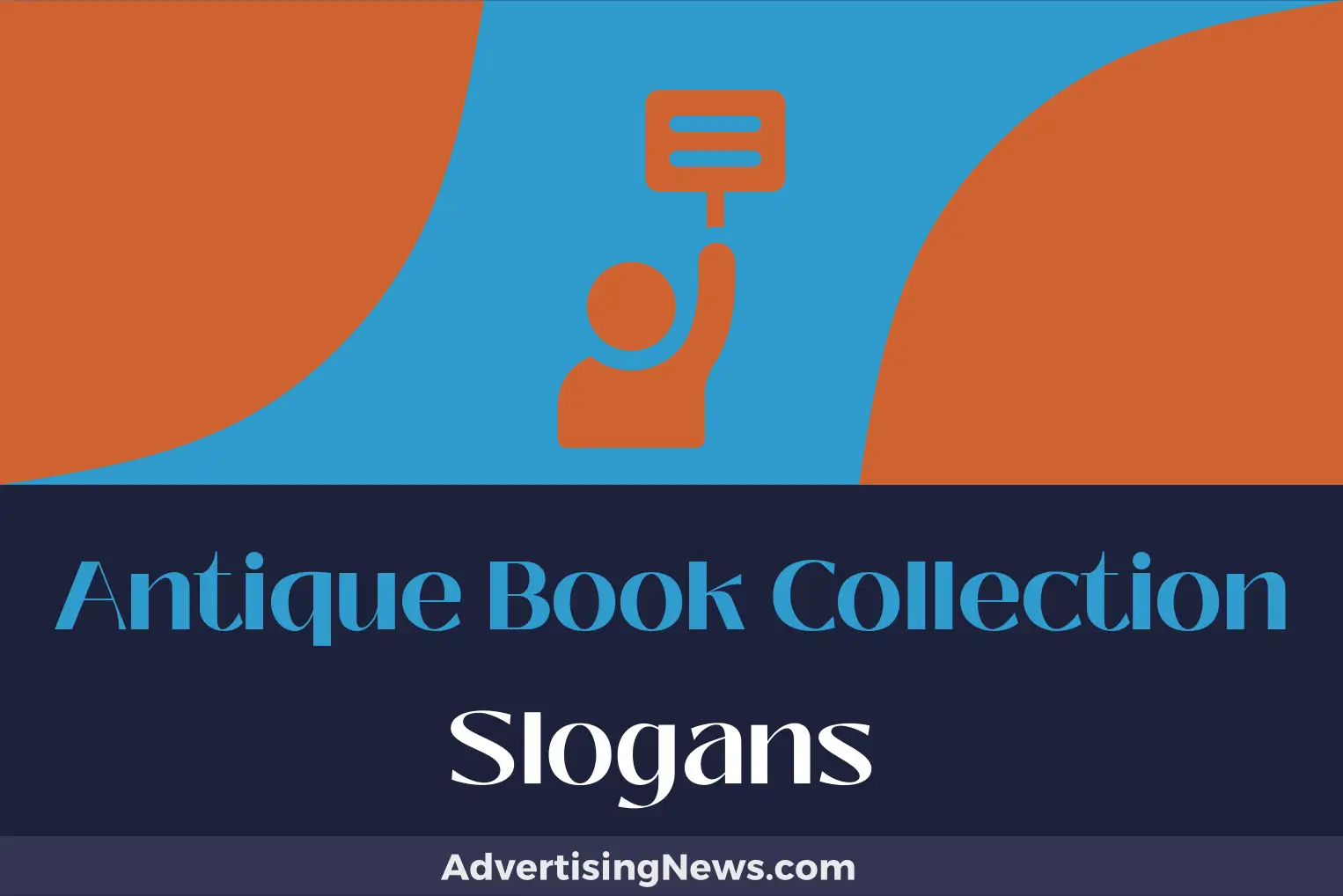 antique book collection slogans