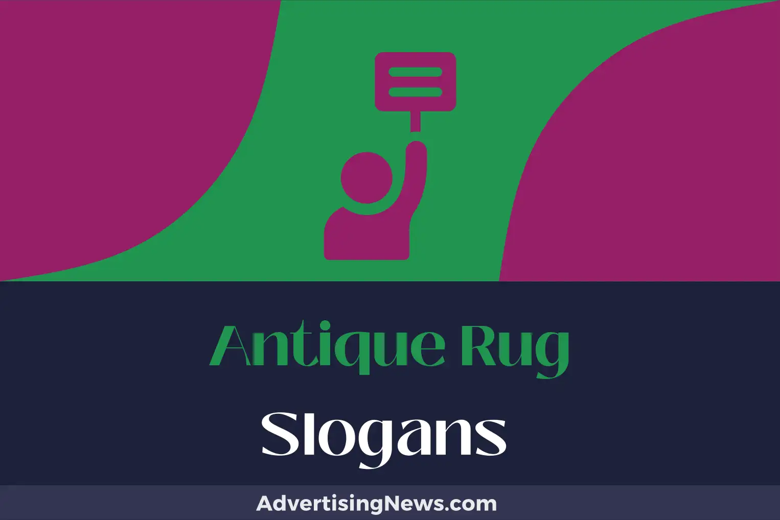 antique rug slogans
