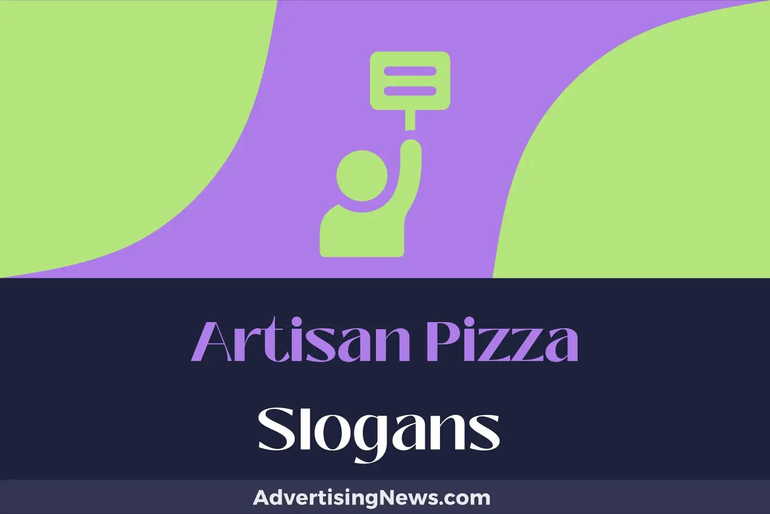 artisan pizza slogans