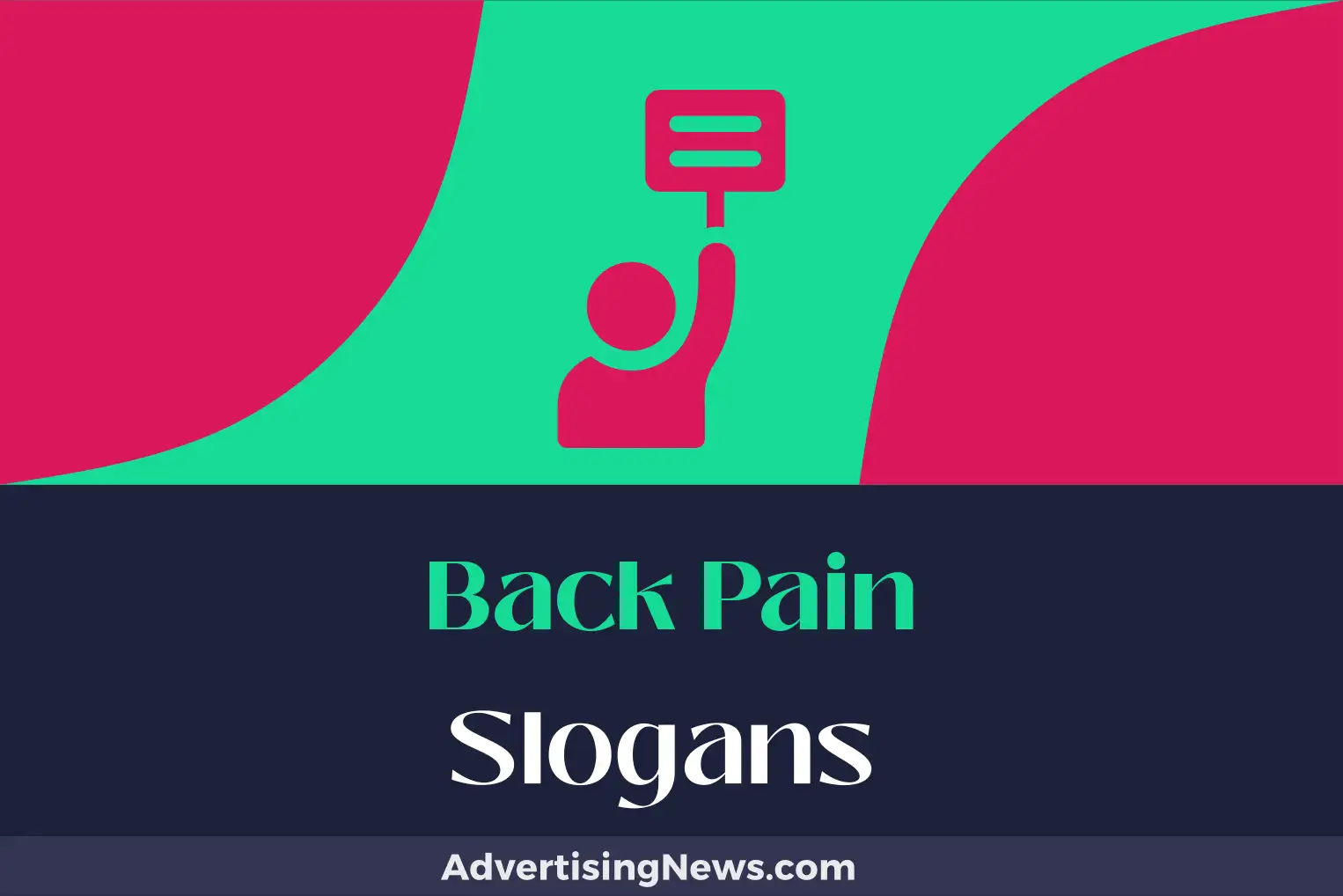 back pain slogans