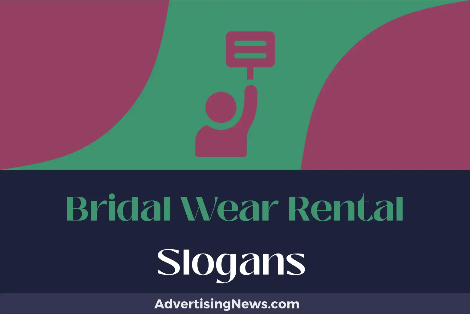 bridal wear rental slogans