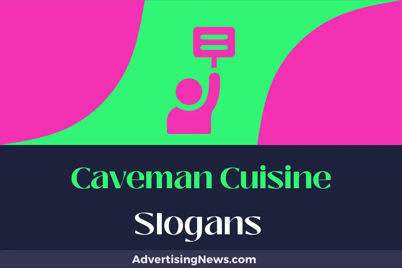caveman cuisine slogans