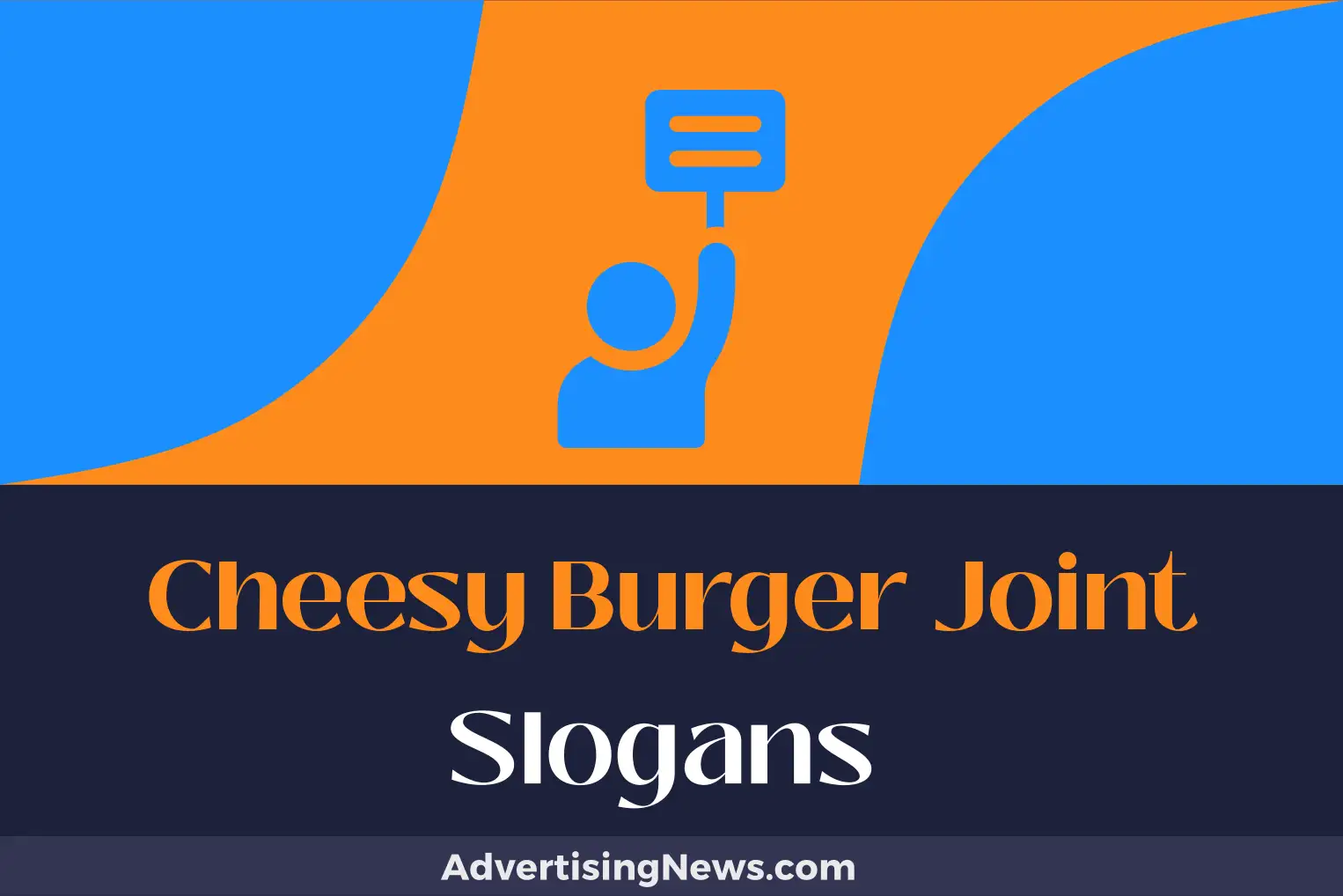 cheesy burger joint slogans