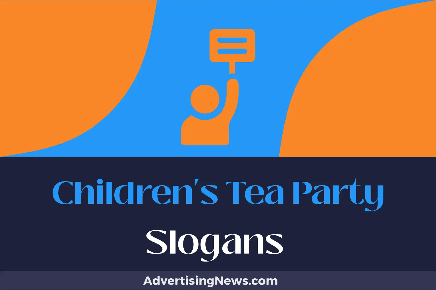 children's tea party slogans