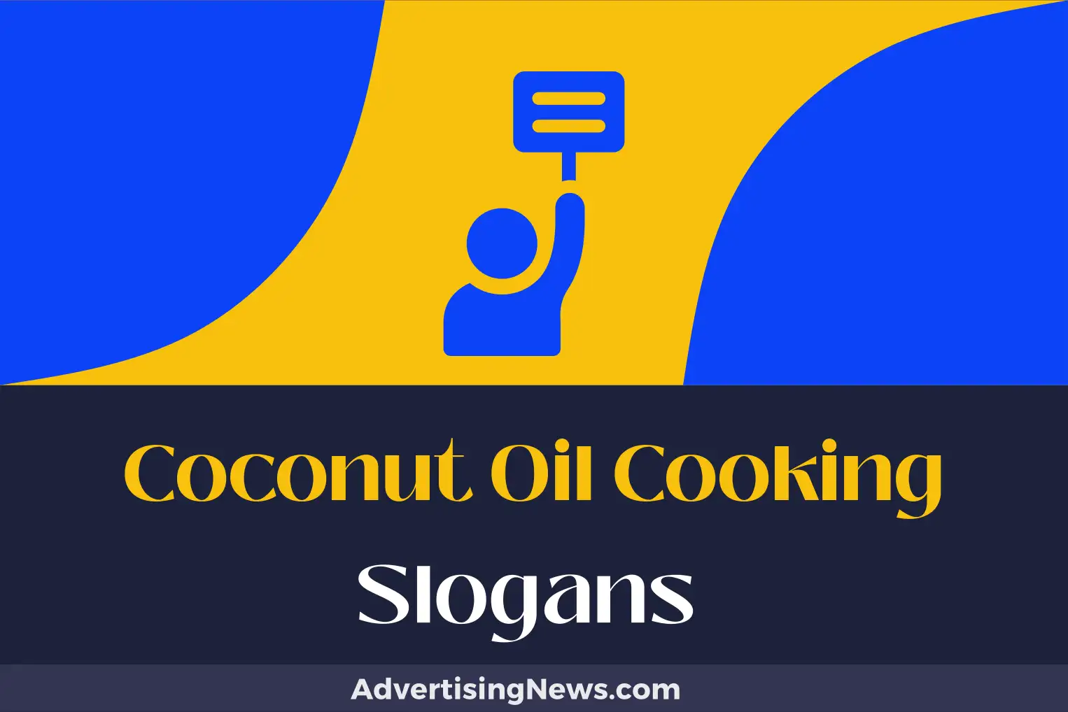 coconut oil cooking slogans