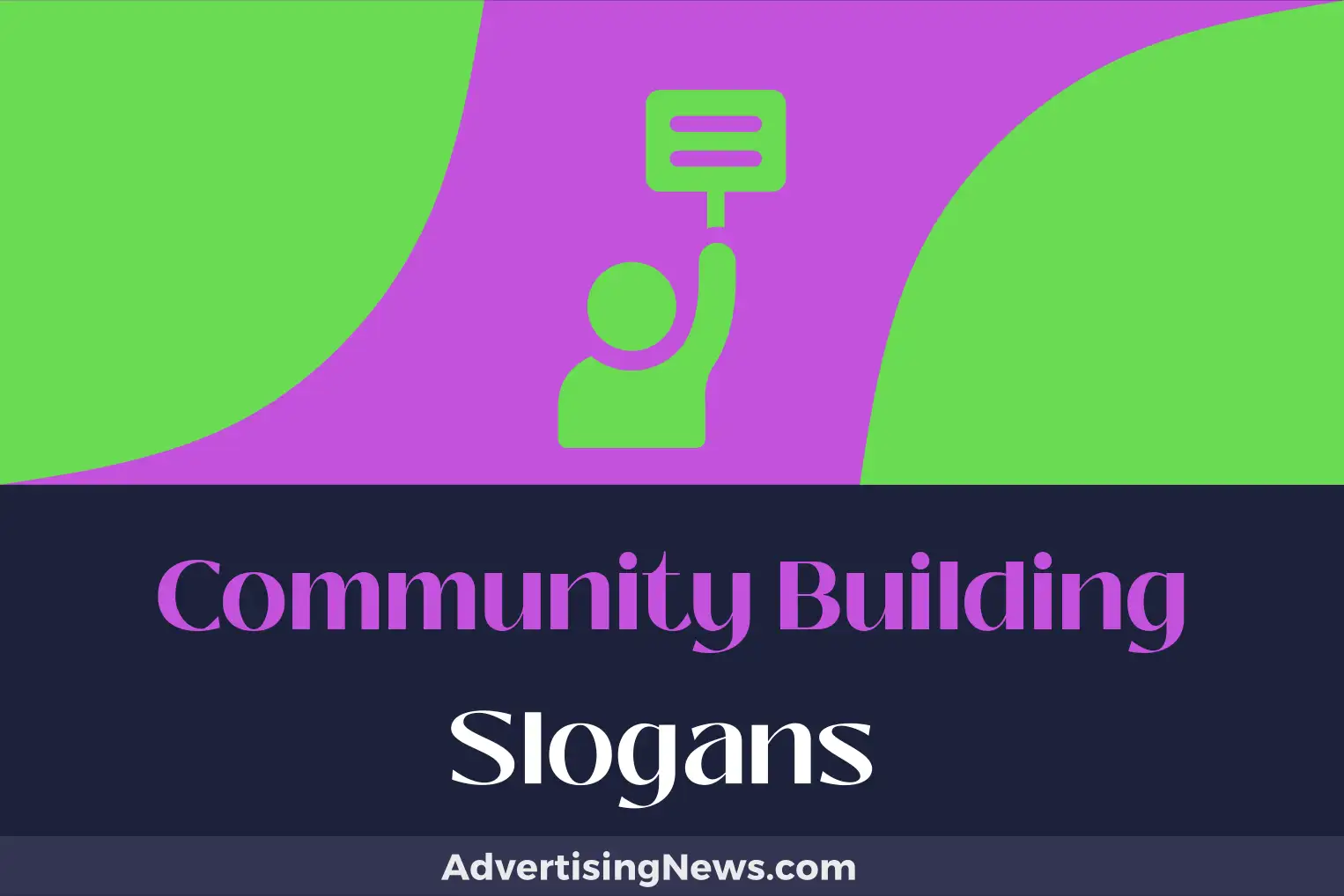 community building slogans