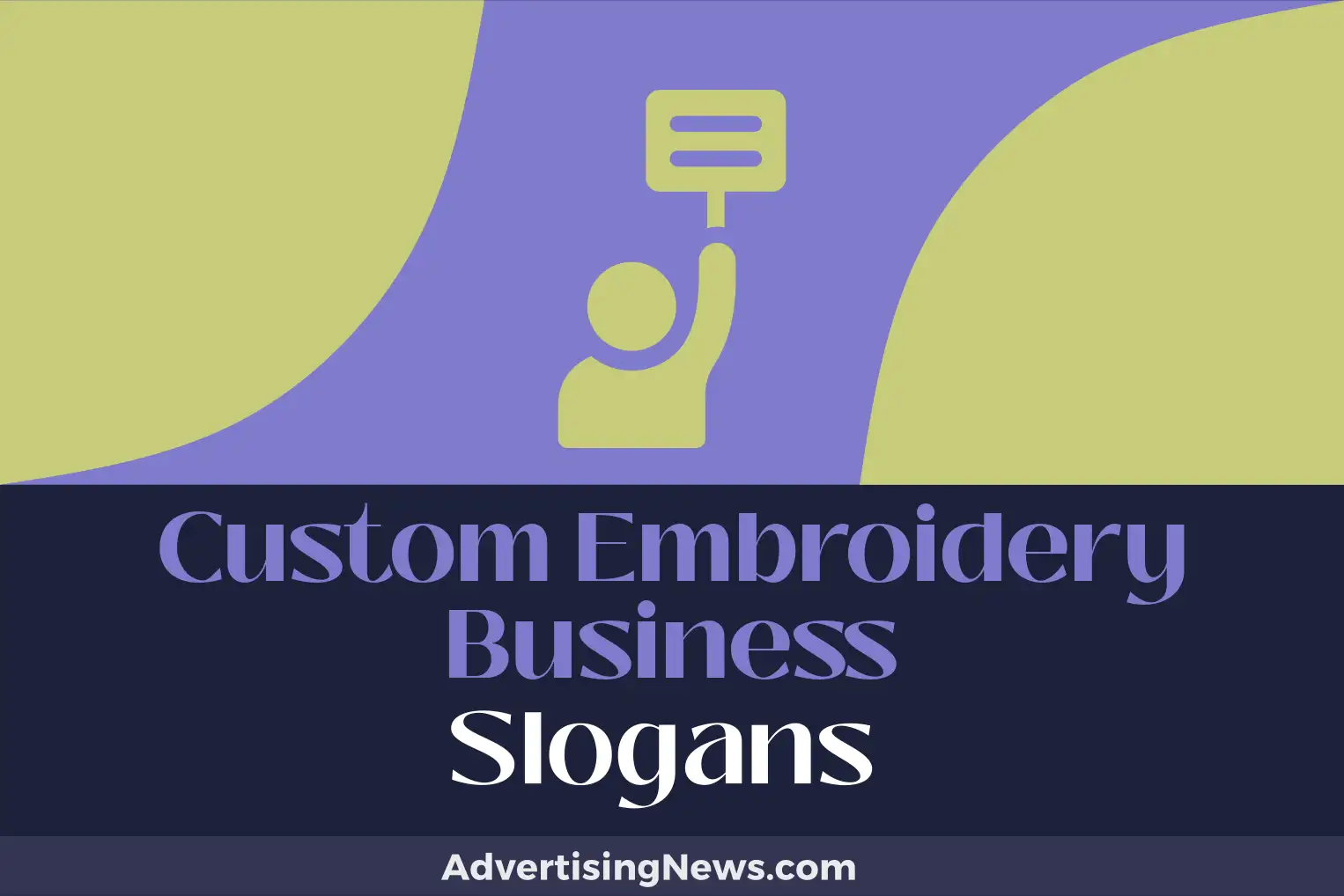 custom embroidery business slogans