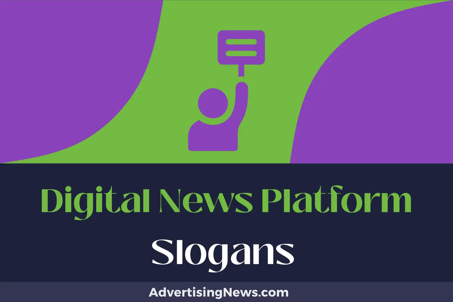 digital news platform slogans