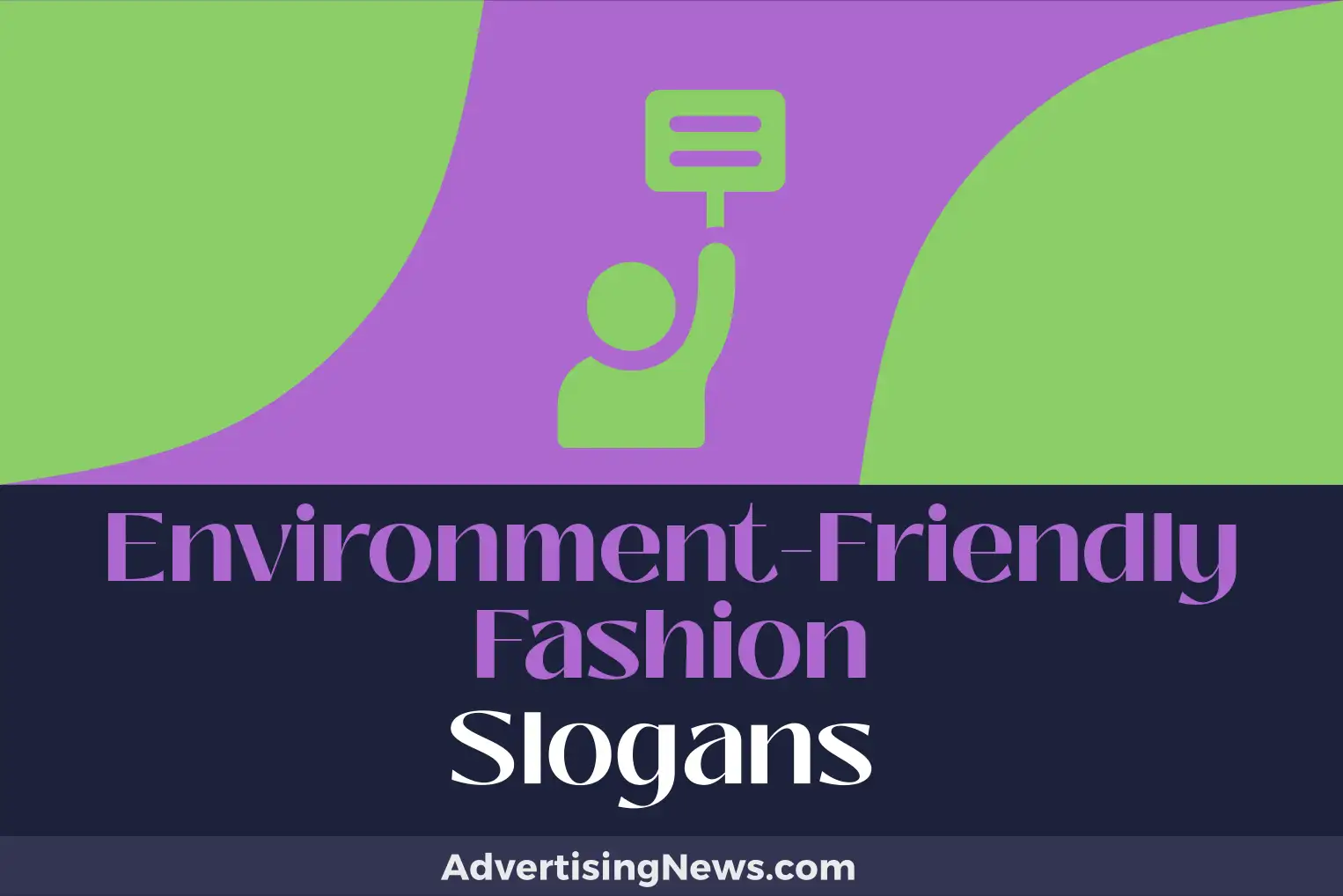 environment-friendly fashion slogans