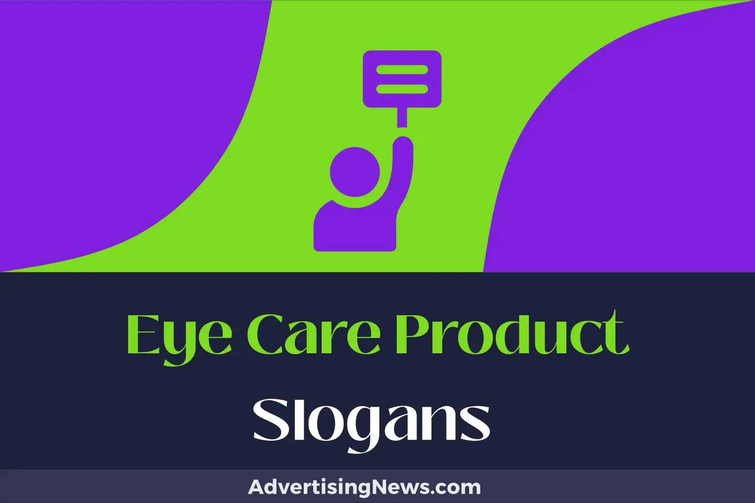 eye care product slogans
