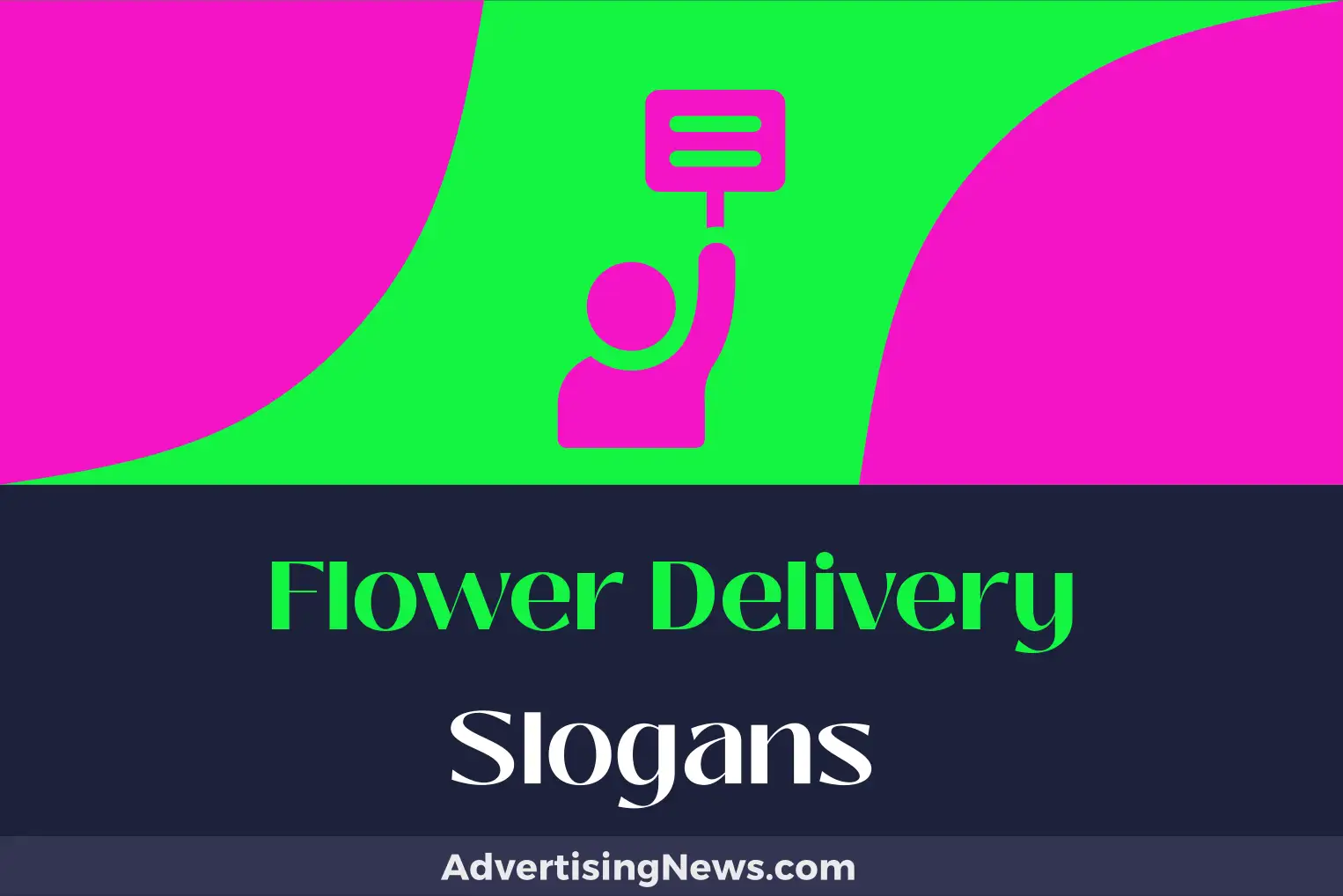 flower delivery slogans