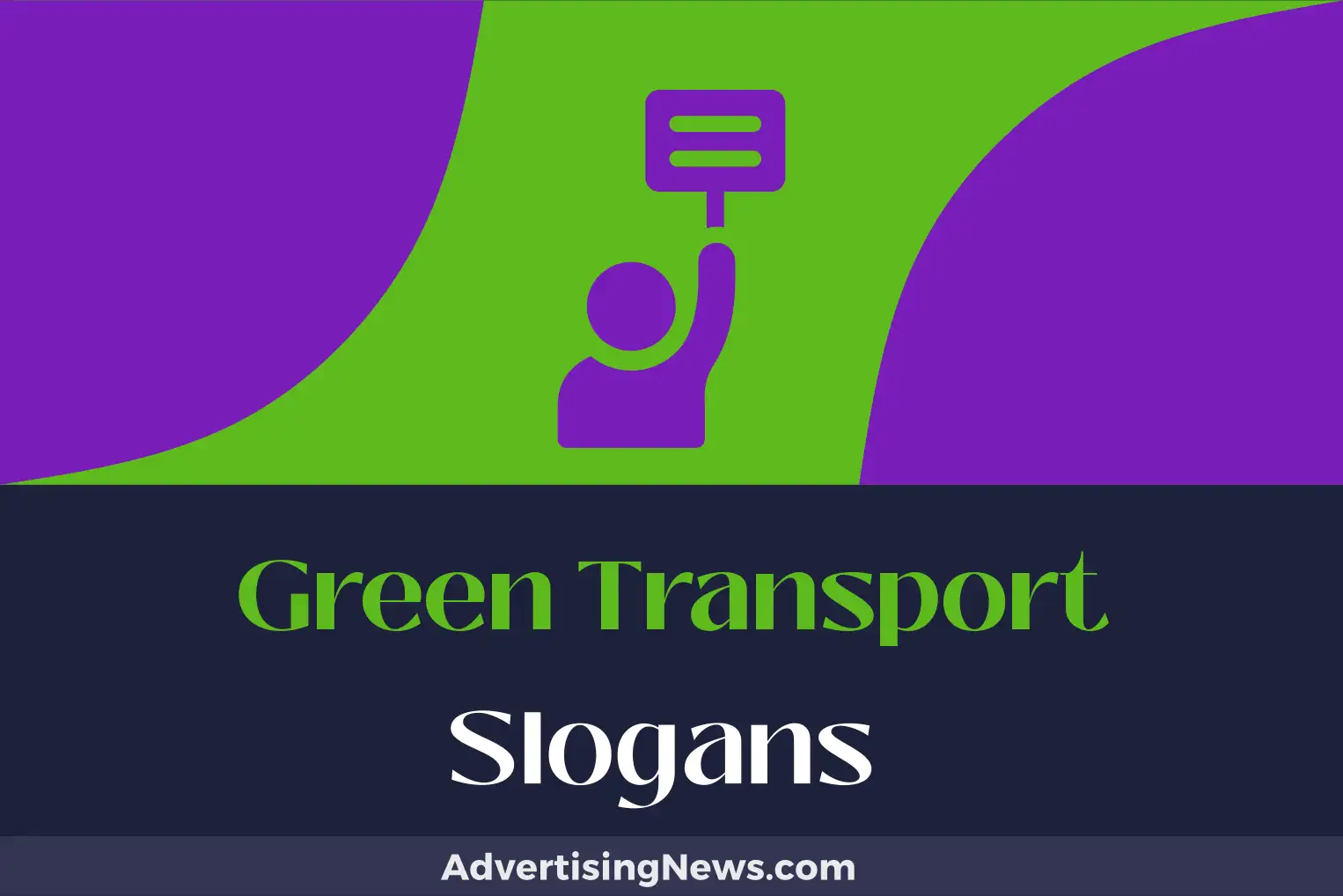 green transport slogans