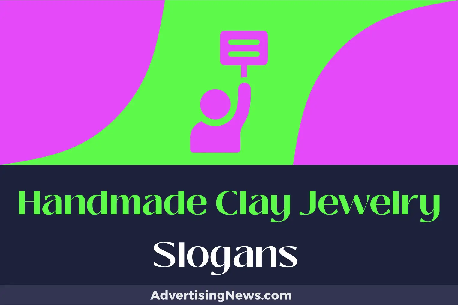 handmade clay jewelry slogans