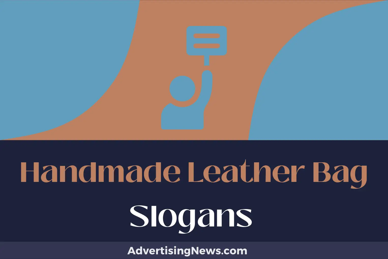 handmade leather bag slogans