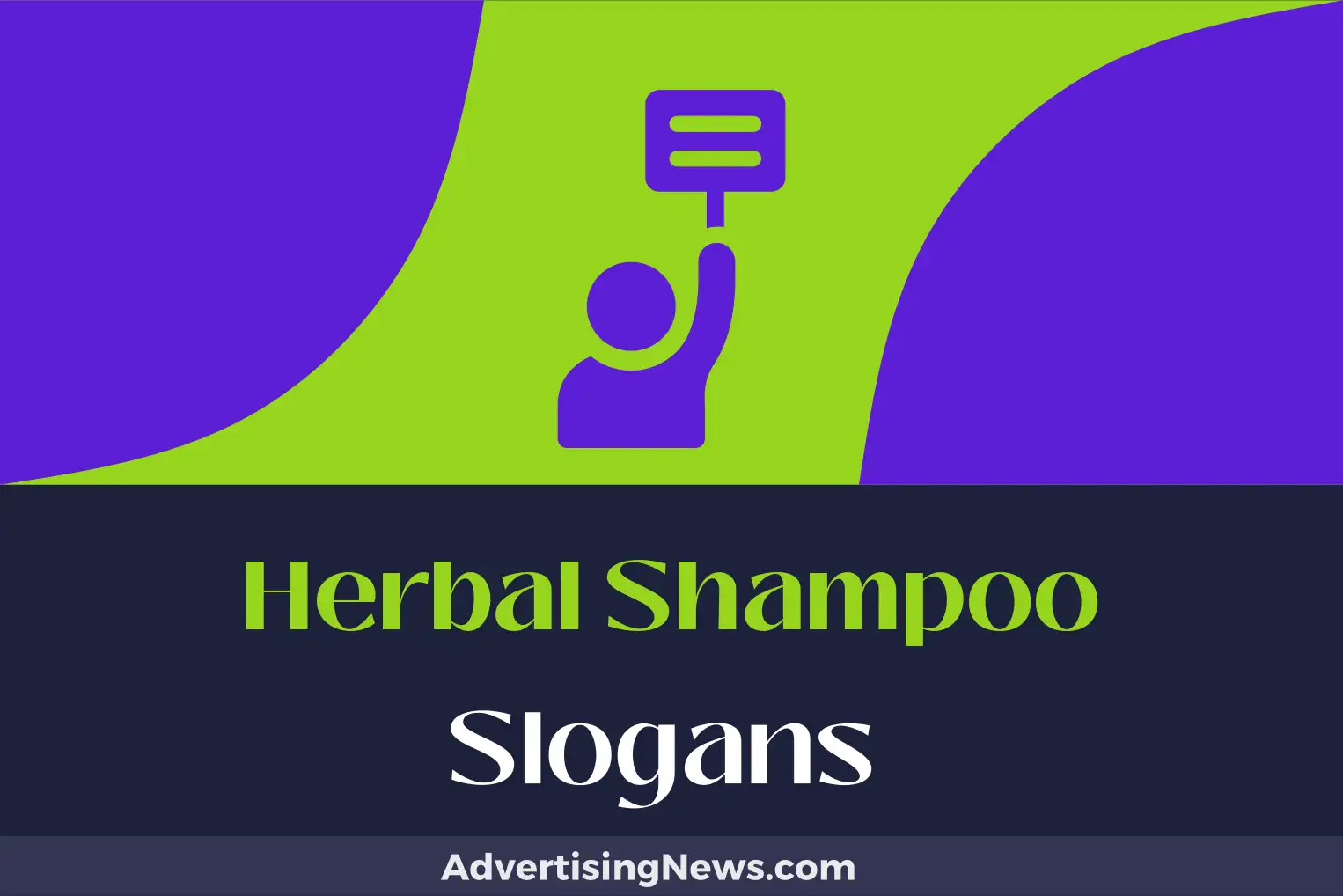 herbal shampoo slogans