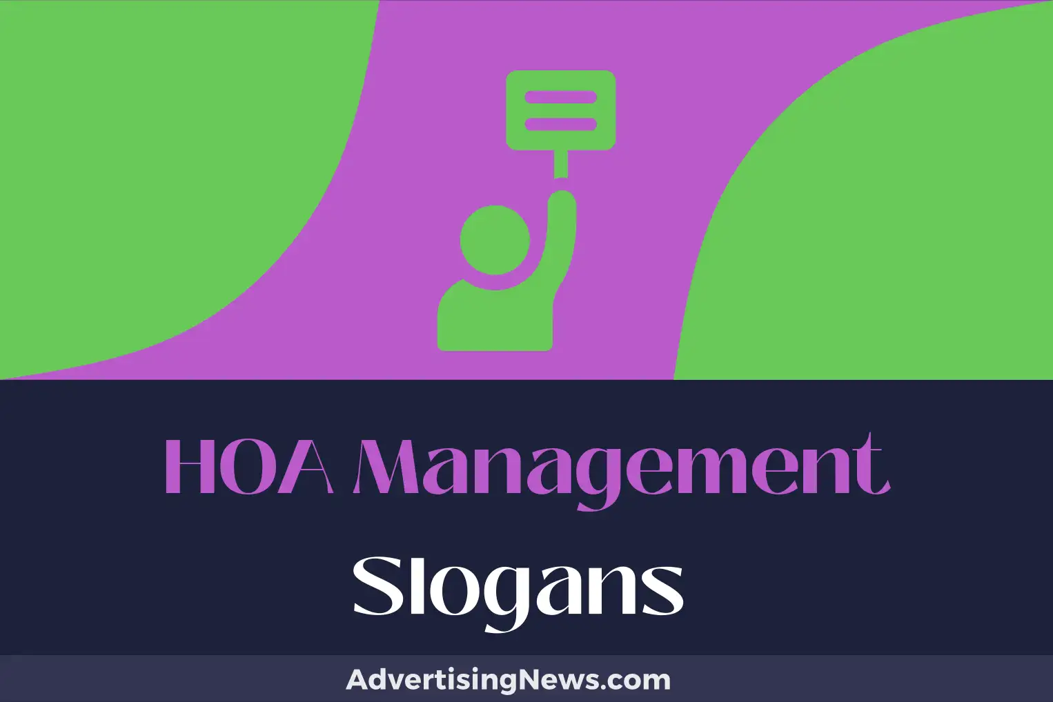 hoa management slogans