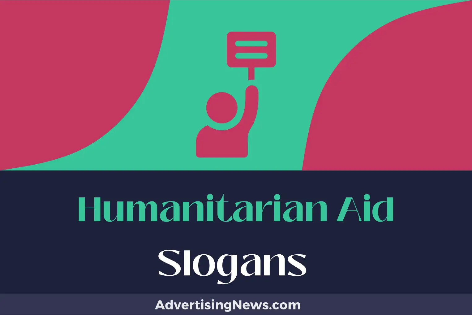 humanitarian aid slogans
