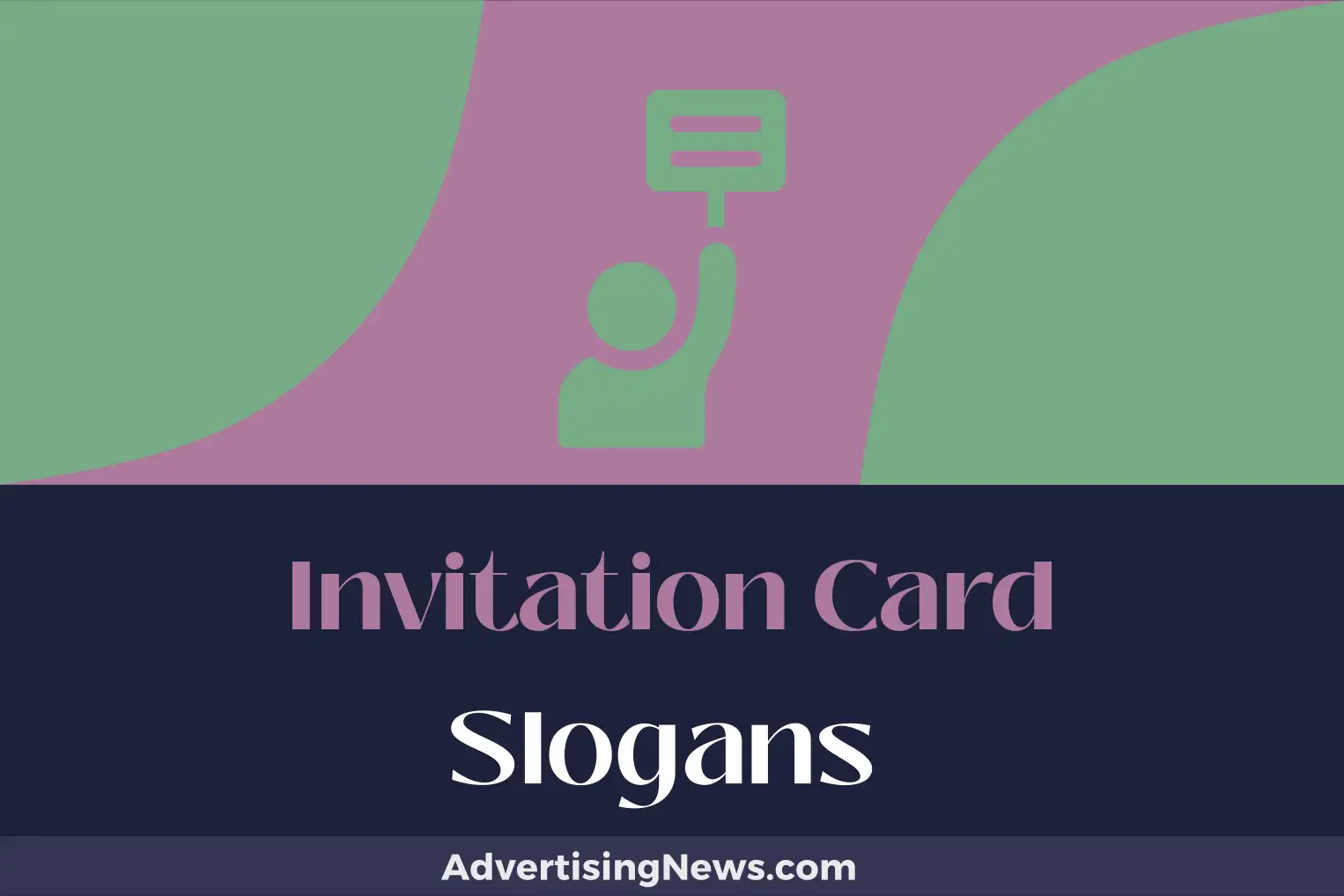 invitation card slogans