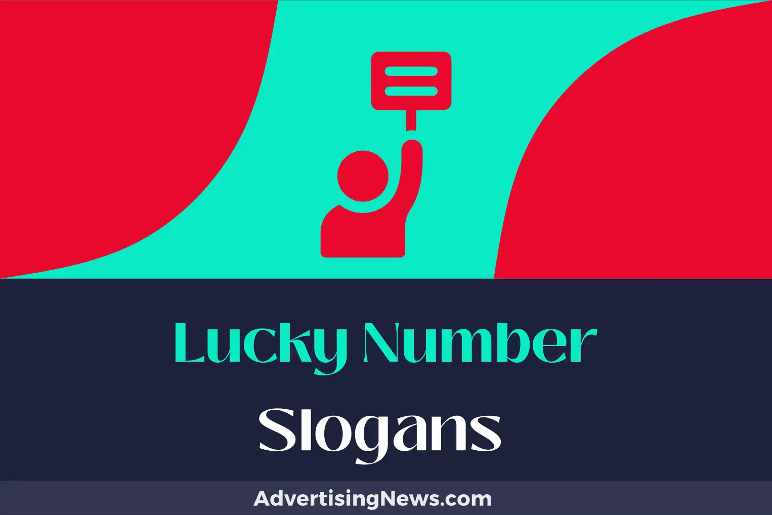 lucky number slogans