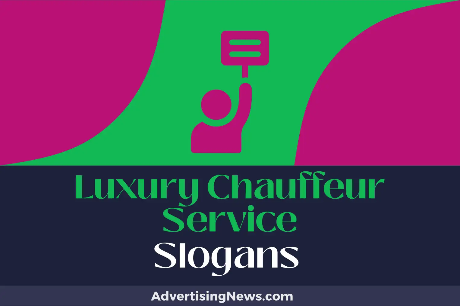 luxury chauffeur service slogans