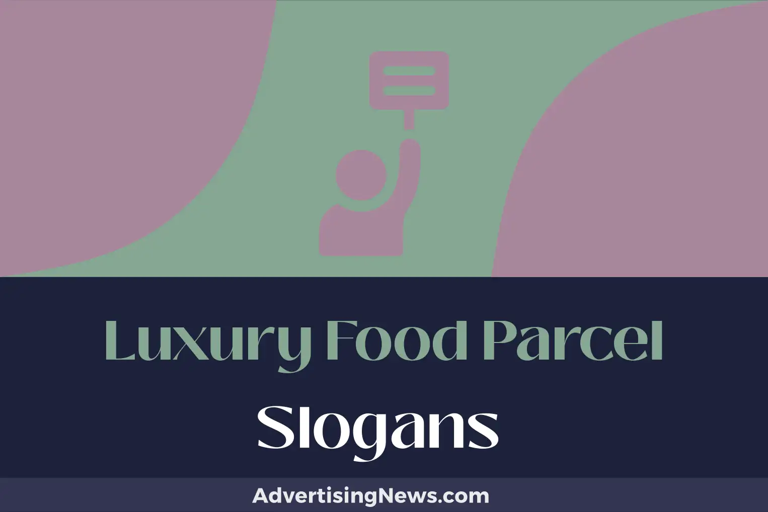 luxury food parcel slogans