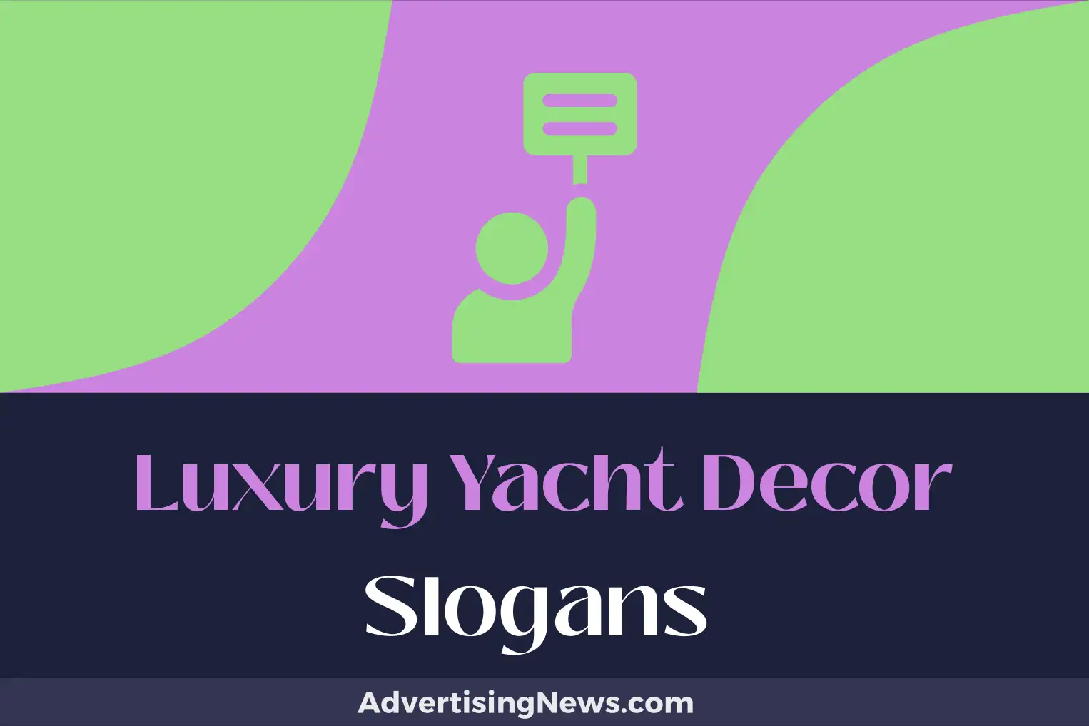 luxury yacht decor slogans