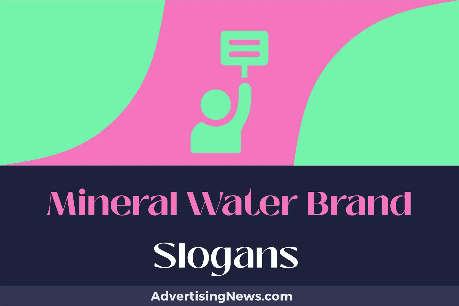 mineral water brand slogans