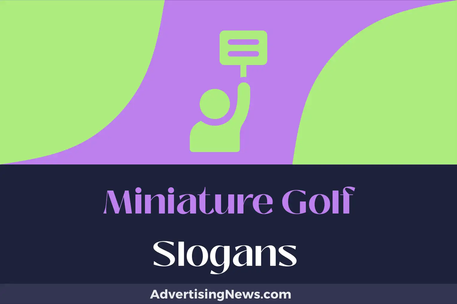 miniature golf slogans