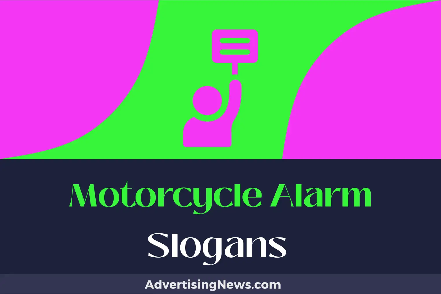 motorcycle alarm slogans