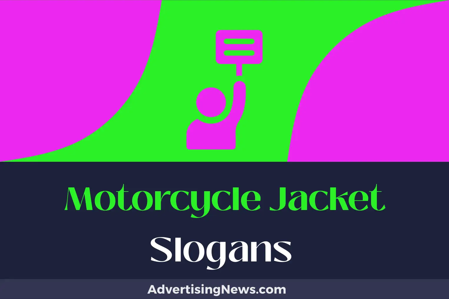 motorcycle jacket slogans