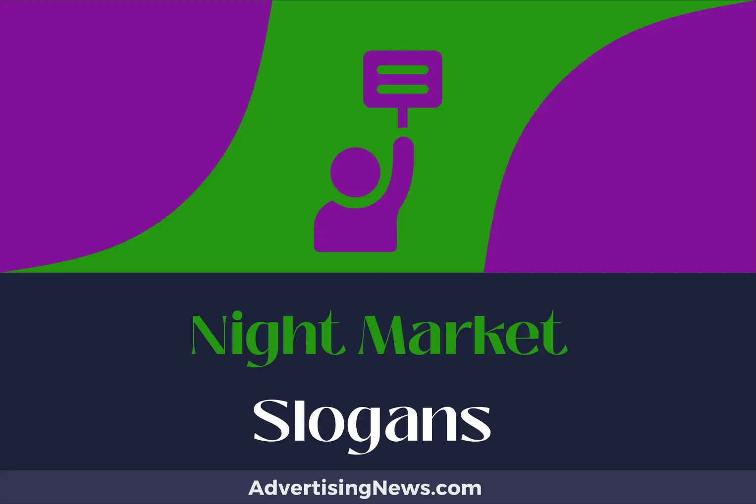 night market slogans